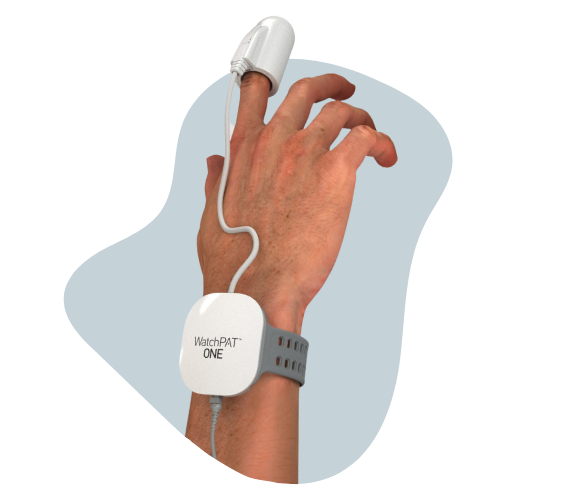 Sleep Apnea Tests. WatchPAT ONE Device.